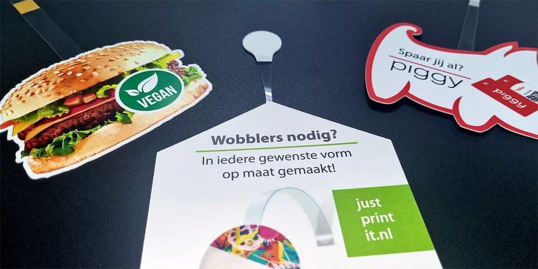Just Print It - Wobblers - POS - Point of Sale - Wiebelaar